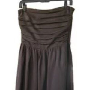 DISSH Lexi Midi Brown Dress Linen
